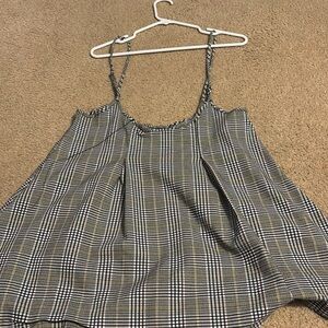 Skirt with suspenders